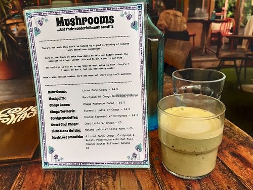 Lions Mane Matcha at Love Shack in East London