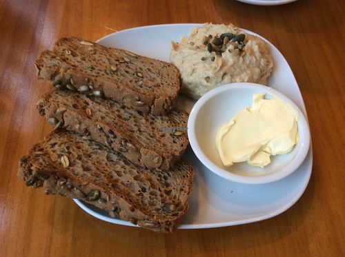 Toast and spread at Smashing Kitchen in East London