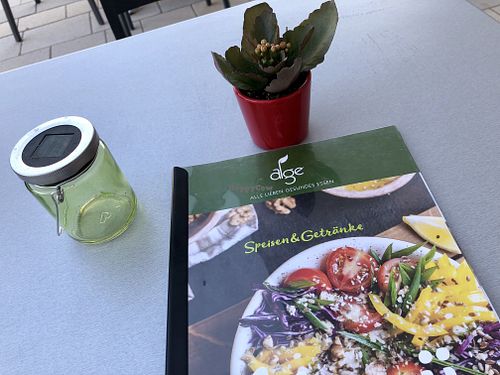 menu at Alge in Heidelberg