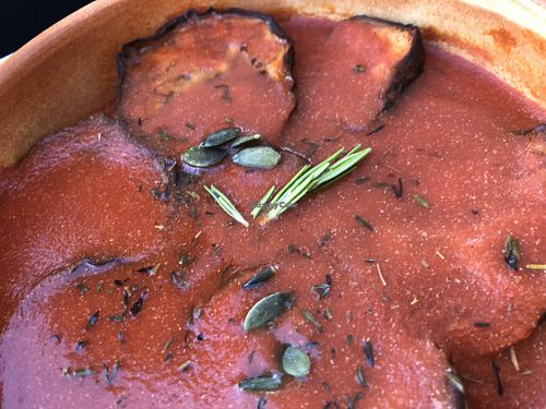 risotto w/ eggplants at Alge in Heidelberg