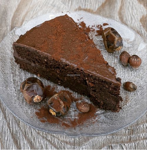 Cacao hazelnuts cake at Delikaktus in Loerrach