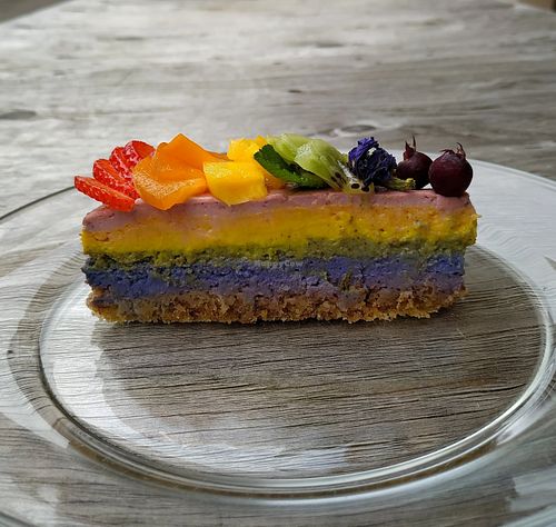 Rainbow cake at Delikaktus in Loerrach