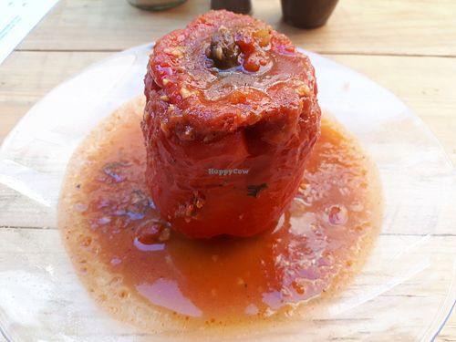 Baked pepper at Delikaktus in Loerrach