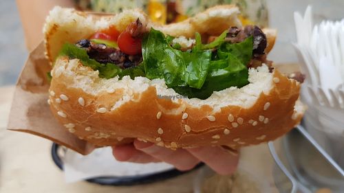 Burger at Wicked Vegan in South West London