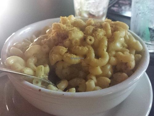 bowl of vegan mac and cheese at Triple Rock Social Club in Minneapolis