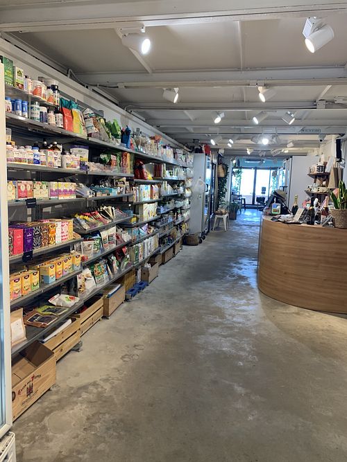 Inside the shops  at Just Green - Yung Shue Wan in Outlying Islands