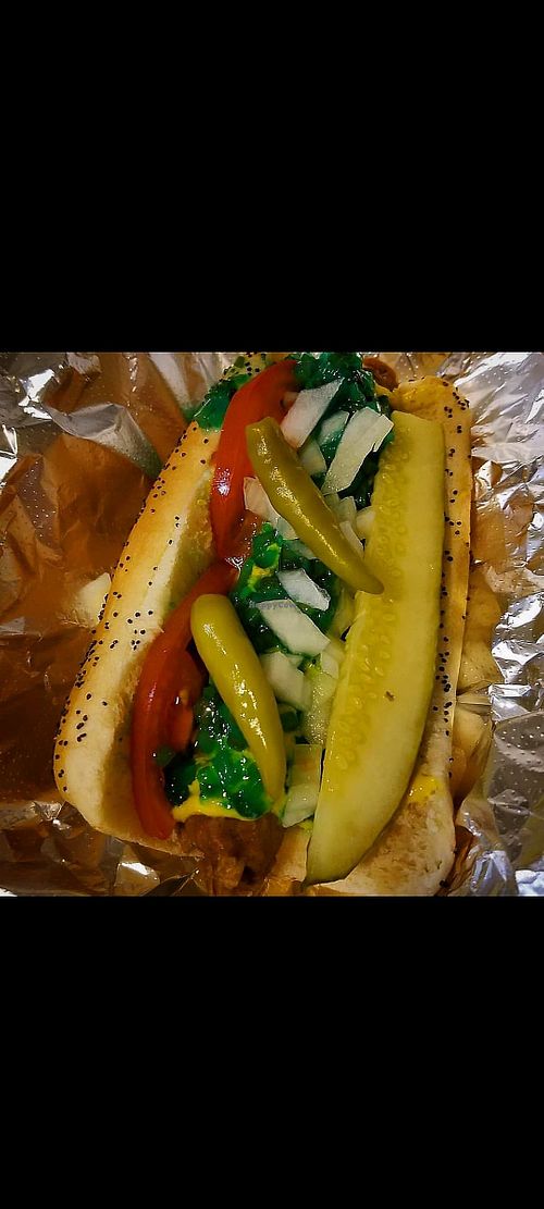 Vegan Chicago Dog at Wheat Street Dogs - Food Cart in Wichita