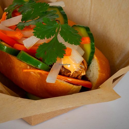 Banh Mi Dog at Wheat Street Dogs - Food Cart in Wichita