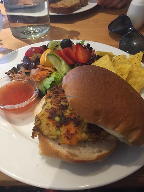 Burger at The Smiddy Bistro in Lochgilphead