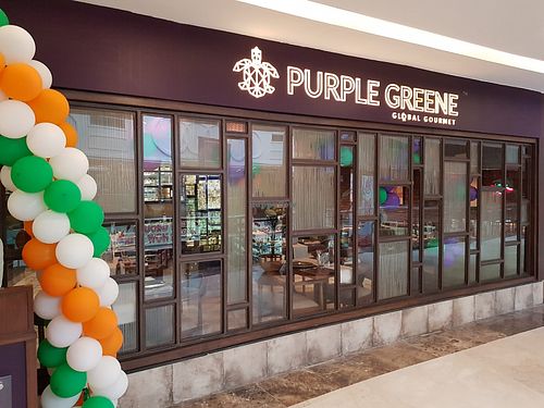 Front  at Purple Greene in New Delhi