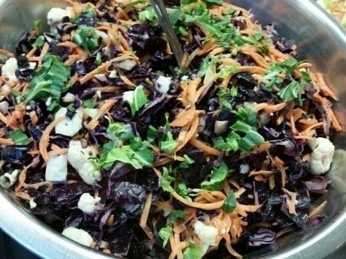 salad option at Crumbs Kitchen in Cardiff