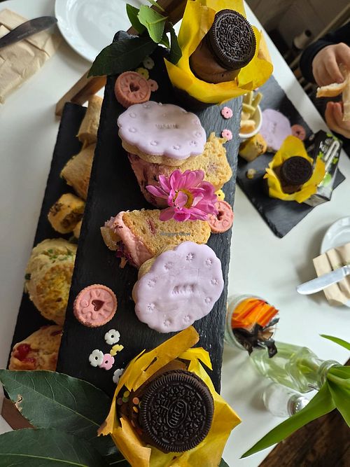 Afternoon tea - sweet at Hive Coffee Company in Jarrow