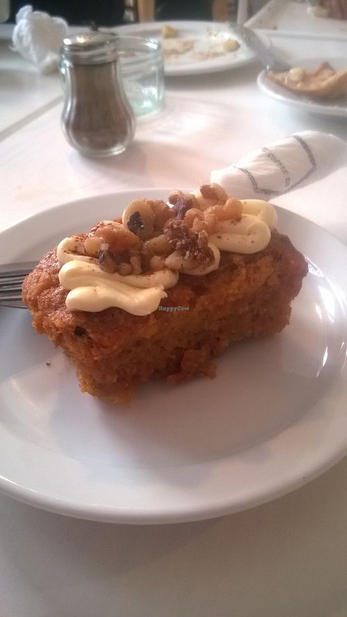 Walnut and peanut cake at Hive Coffee Company in Jarrow