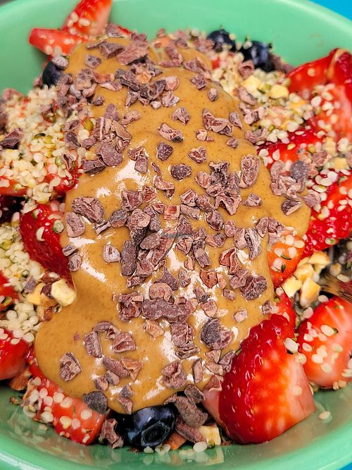 Warrior protein bowl at Backyard Bowls in Santa Monica