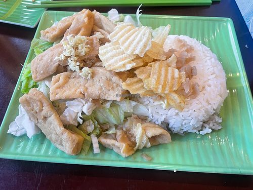 Tofu rice - 10$  at Hanh Phuc - Vegetarian Restaurant in Surry Hills