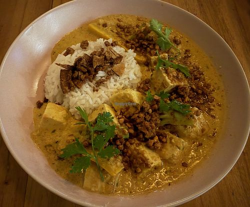 Yellow curry at KAIME in Medellin
