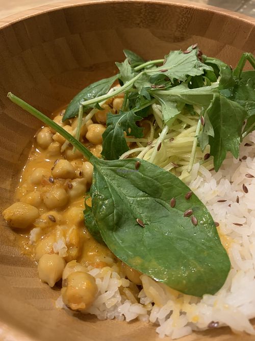 Curry bowl  at KAIME in Medellin