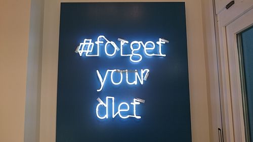 Neon sign at Spooning Cookie Dough in Berlin