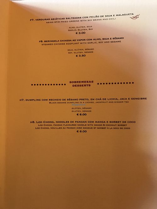 Part 3 of vegan menu at Boa-Bao in Lisbon