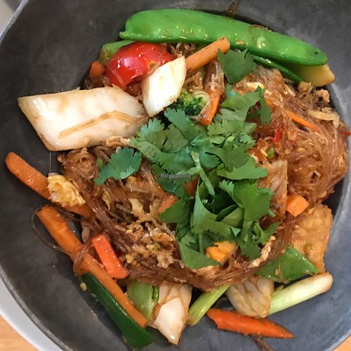 noodle special at Green Elephant Vegetarian Bistro in Portland