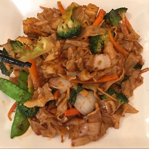 sesame ginger noodles at Green Elephant Vegetarian Bistro in Portland