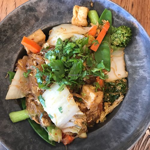 bean thread noodle special at Green Elephant Vegetarian Bistro in Portland