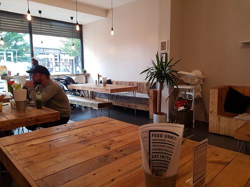 Warm feel to the place at Feed in Urmston