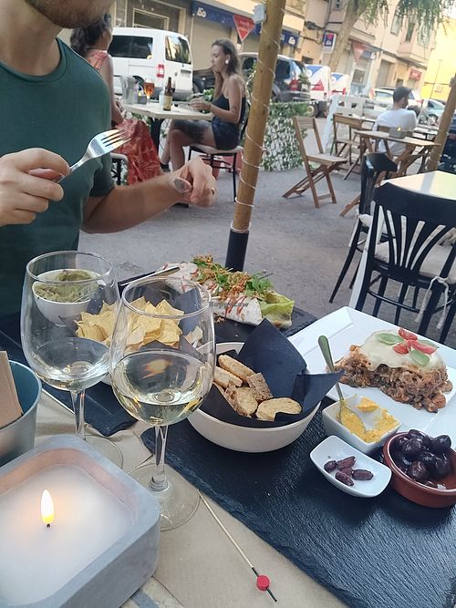 Entradas, starters at Sabores de Sandra in Mallorca