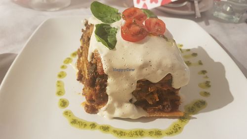Legendary Vegan Lasagna at Sabores de Sandra in Mallorca