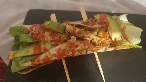 Tex Mex Burrito at Sabores de Sandra in Mallorca