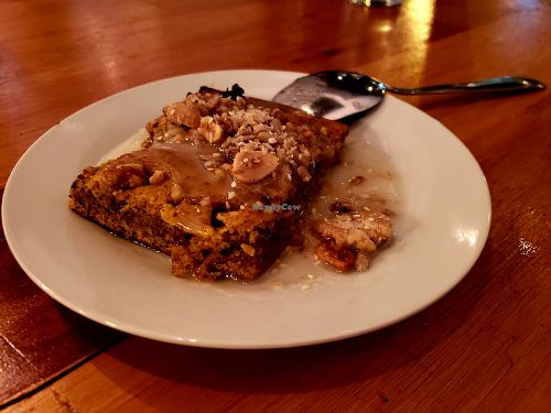 apple crumble at La Temeraria in Montevideo