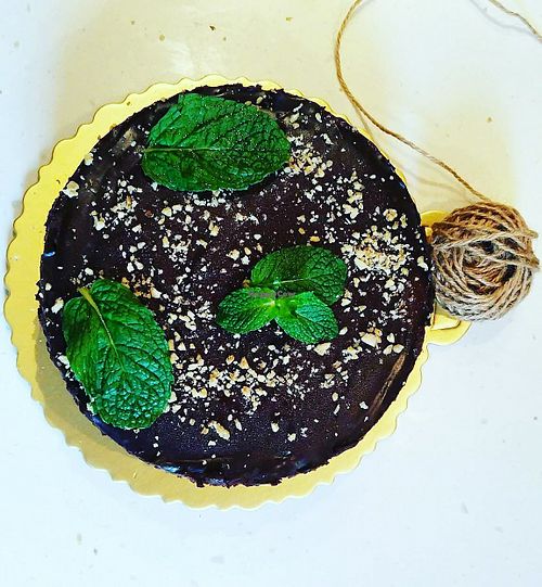 Mint Chocolate Cake, love it at Rawlicious in Macau