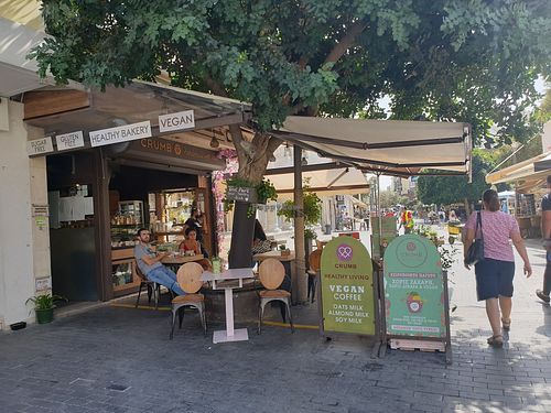 Small cute café at Crumb in Crete