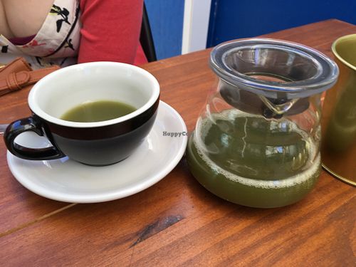 Macha tea at Casa das Tres in Ericeira