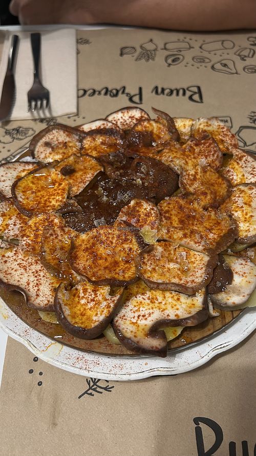 Shittake mushrooms  at TxuKrut Bar in Bilbao