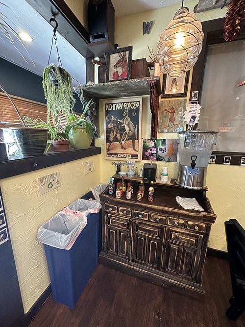 Hot sauces  at Joey's Joint in Eastham