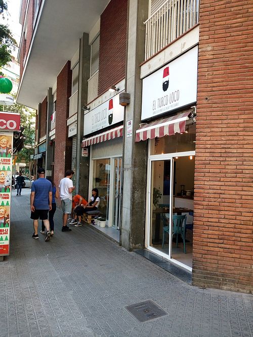 Frontage at El Turco Loco in Barcelona