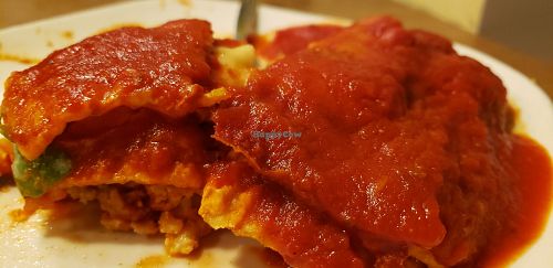 Lasagna is delicious at Celesta in Milwaukee