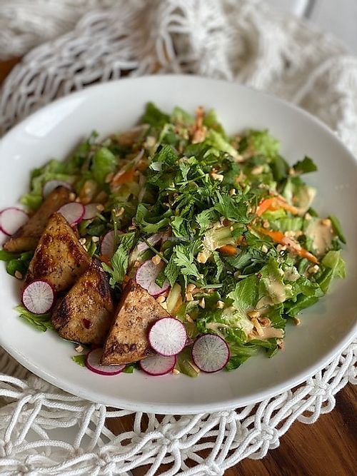 Thai inspired Salad at Celesta in Milwaukee