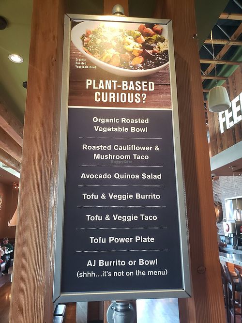 Options at Sharky's Woodfired Mexican Grill  in Northridge