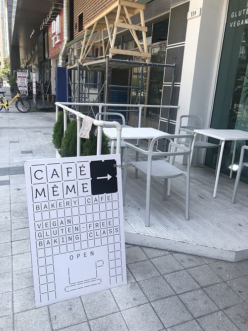 Bulletin Board at Cafe Meme in Incheon