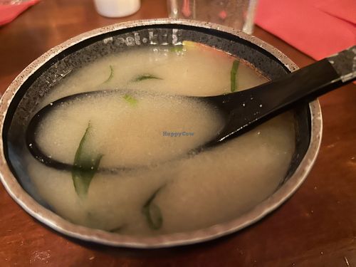 Miso soup  at Eatokyo in Dublin