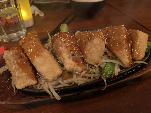 Tofu teriyaki steak  at Eatokyo in Dublin
