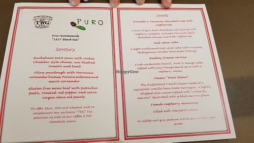 Menu at Cake Boy in South West London