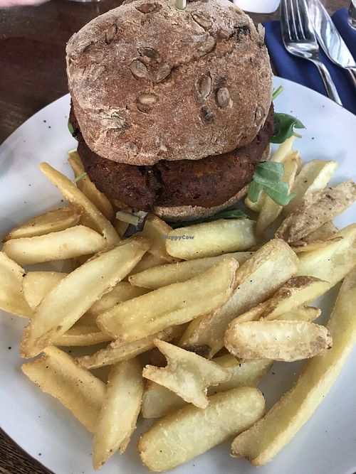 Falafel burger at Golden Cross in Coventry
