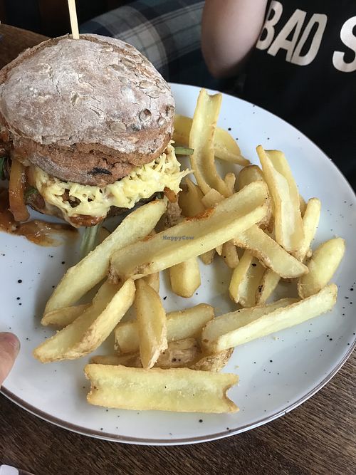 Jackfruit burger at Golden Cross in Coventry
