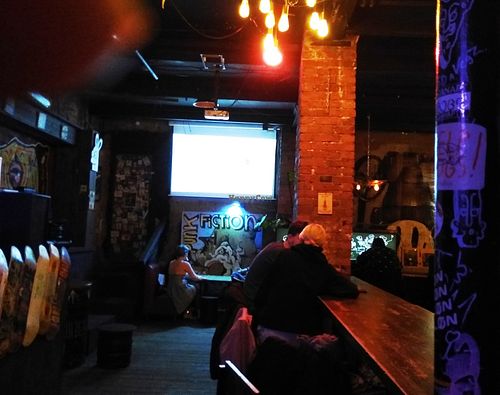 Inside at Veganga in Moscow