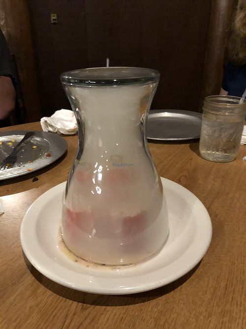 Smoked tomatoes under glass at Trail's End in Lake Buena Vista