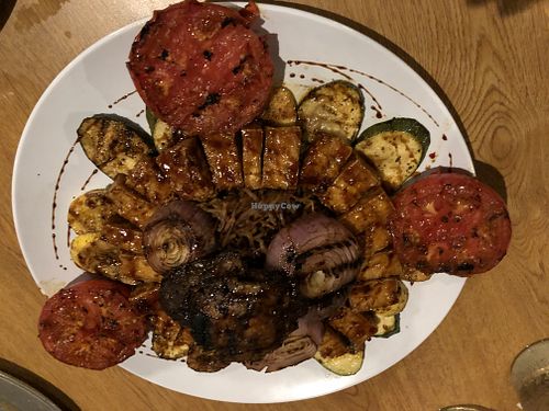 Grilled Vegetables with noodles and tofu  at Trail's End in Lake Buena Vista