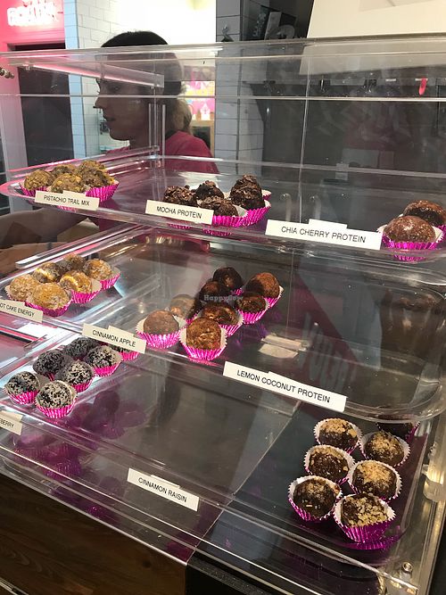 Protein balls at Rejuv Juice in Hurst